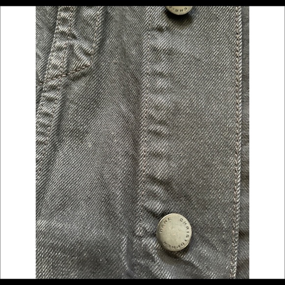 Christopher Kane X JBrand washed black boyfriend jacket -M- - Picture 4 of 4